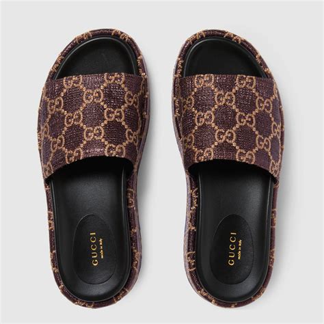 gucci slides in stock|Gucci slides sale women's.